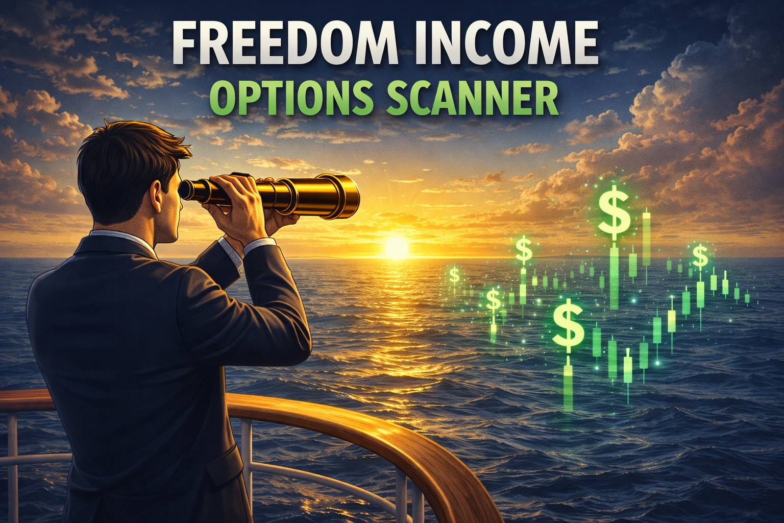 Credit spread scanner tool showing options credit spread opportunities and trade setups
